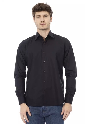 Baldinini Trend Black Cotton Shirt - M