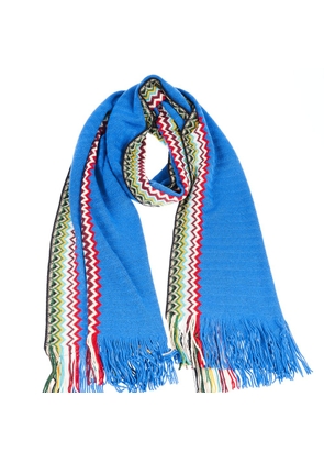 Missoni Elegant Fringed Geometric Fantasy Scarf