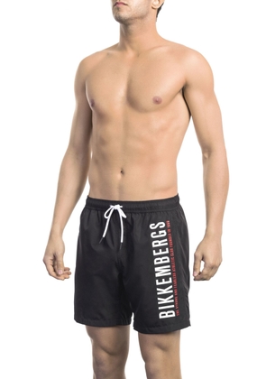 Bikkembergs Black Polyester Swimwear - S