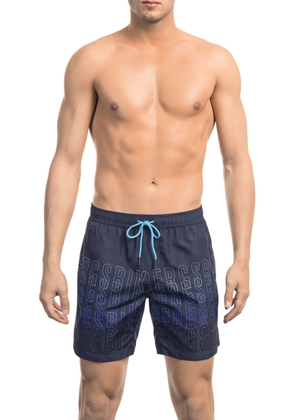 Bikkembergs Light-blue Polyester Swimwear - XXL