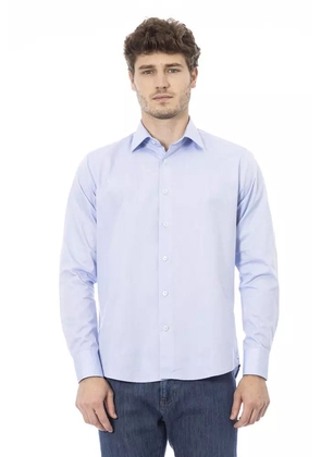 Baldinini Trend Light-blue Cotton Shirt - M