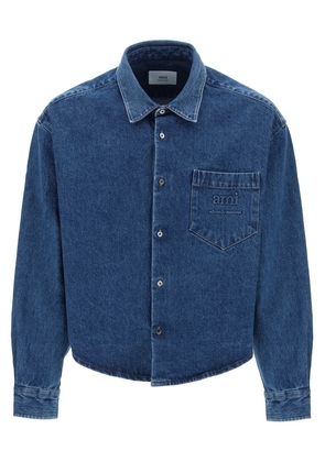 Ami Alexandre Matiussi boxy denim oves - L Blue