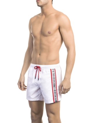 Bikkembergs White Polyamide Swimwear - XL