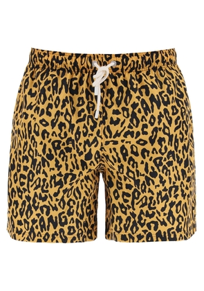 animal print sea berm - M Yellow