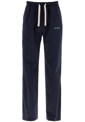 cotton gabardine travel joggers - 46 Blue