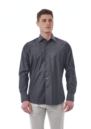 Bagutta Gray Cotton Shirt - M