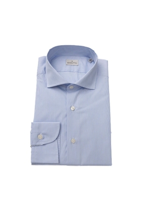 Bagutta Light Blue Cotton Shirt - L