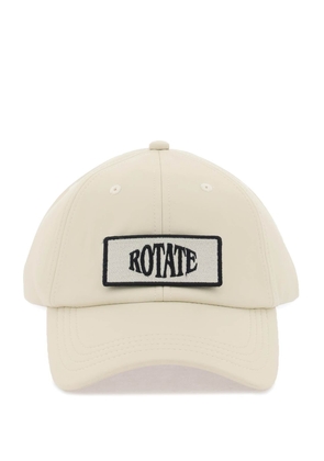 baseball cap with logo patch - OS Beige