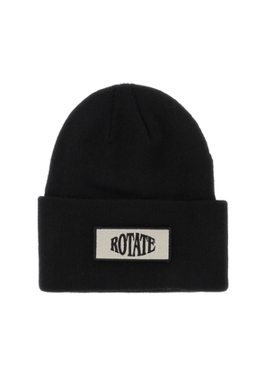 beanie hat with logo patch - OS Black