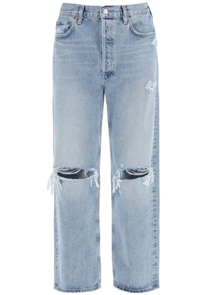 Agolde 90s destroyed jeans with distressed details - 29 Blue