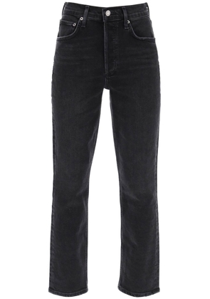 Agolde riley high-waisted jeans - 25 Black