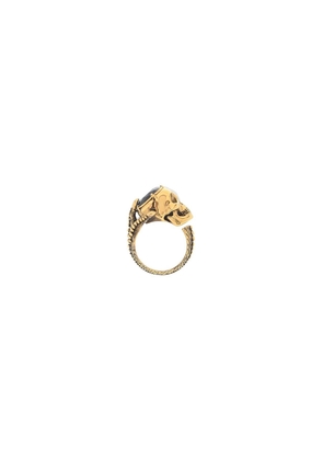 Alexander mcqueen anello victorian skull - S Gold