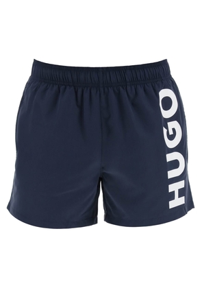 Hugo abas logo sea bermuda - L Blue