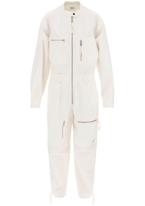 Isabel marant etoile cotton workwear jumpsuit - 38 White