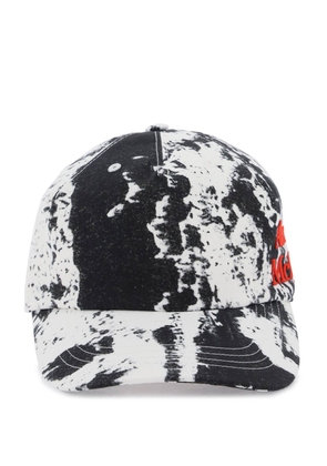 Alexander mcqueen printed baseball cap with logo embroidery - M White