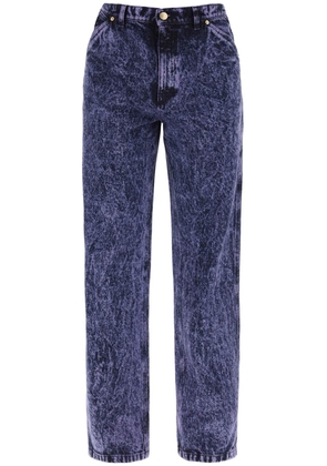 Marni loose marbleized denim jeans in - 31 Purple