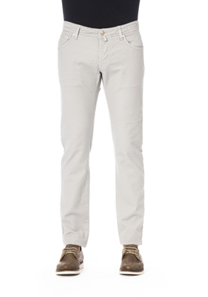 Elegant Gray 5-Pocket Designer Jeans - W30