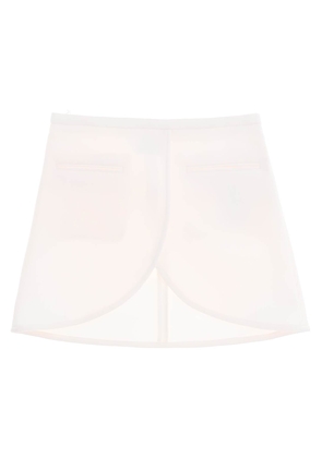 ellipse twill mini skirt in - 38 White