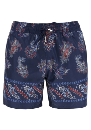 Etro paisley foliage - M Blue