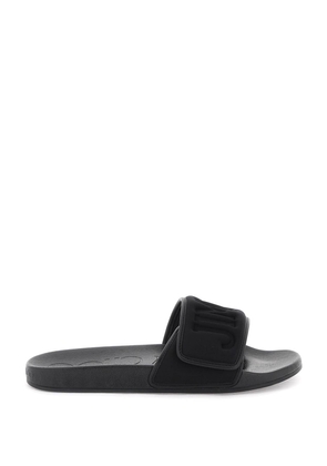 Jimmy choo slides with logo - 40 Black