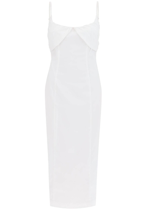 Rotate midi dress with ruffles - 36 White