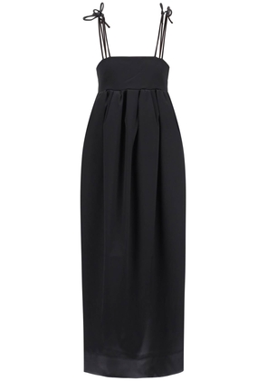 Ganni duchesse maxi dress - 36 Black