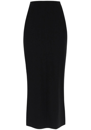 Norma kamali long skirt in poly lycra - M Black