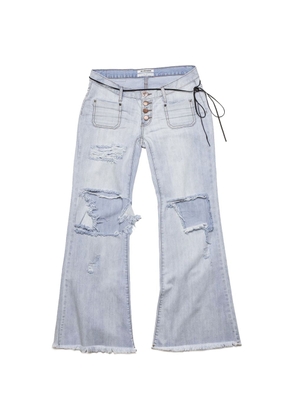 Light Blue Cotton Jeans & Pant - W28