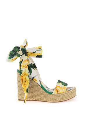 lolita wedge sandals - 36 Yellow