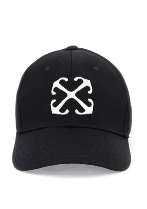 Off-white arrow logo baseball cap with adjustable - M Black