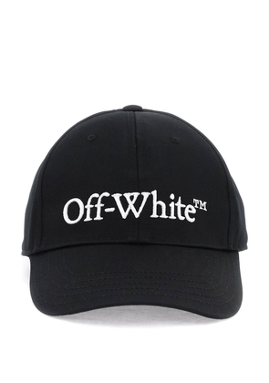 Off-white embroidered logo baseball cap with - L Black