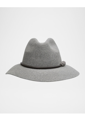 Felt Hat With Monili Band