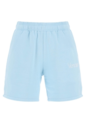 Versace sweatshorts with 1978 re-edition logo - 38 Blue