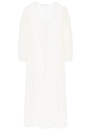 organic linen miolla dress - 38 White