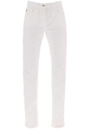 Palm angels jeans with gold metal detailing - 26 White