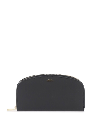 A.P.C. demi lune wallet - OS Black