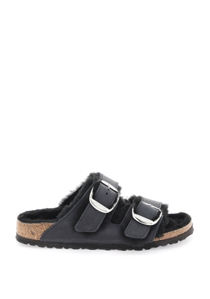 Birkenstock arizona big buckle slides in teddy - 36 Black