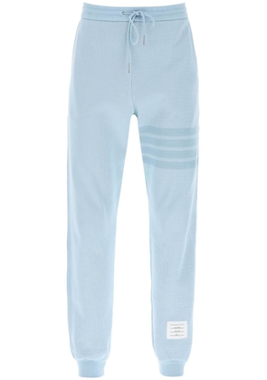 Thom browne 4-bar joggers in cotton knit - 3 Blue