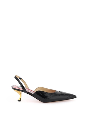 Thom browne brogue slingback pumps - 37 Black