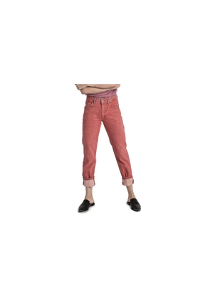 Red Cotton Jeans & Pant - W23