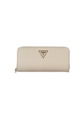 Guess Jeans Beige Polyethylene Wallet