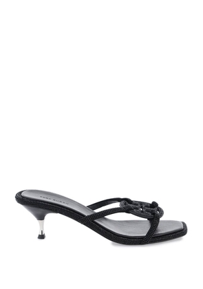 Tory burch miller geo bombé pavé sandals - 6 Black