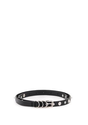 Alessandra rich spikes belt - 75 Black