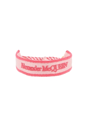 Alexander mcqueen embroidered bracelet - OS Rose