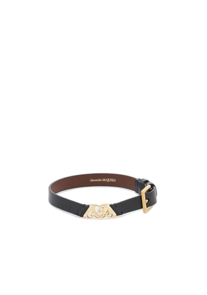 Alexander mcqueen seal bracelet - OS Black