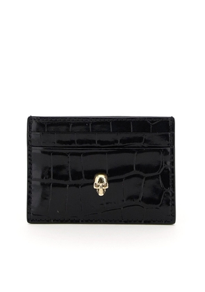 Alexander mcqueen skull card holder - OS Black