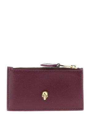 Alexander mcqueen skull card holder pouch - OS Purple