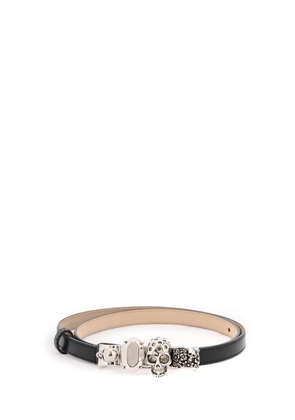 Alexander mcqueen the knuckle belt - 80 Black