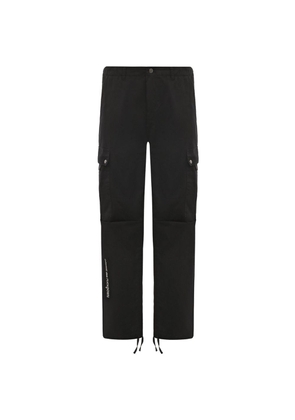 Black Cotton Jeans & Pant - S