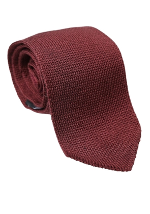 Bordeaux 100% Silk Patterned Classic Men Tie